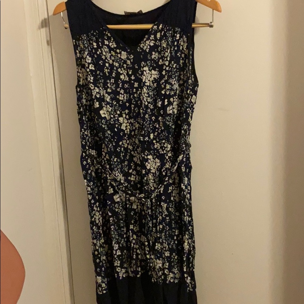Blue flower dress - LOFT